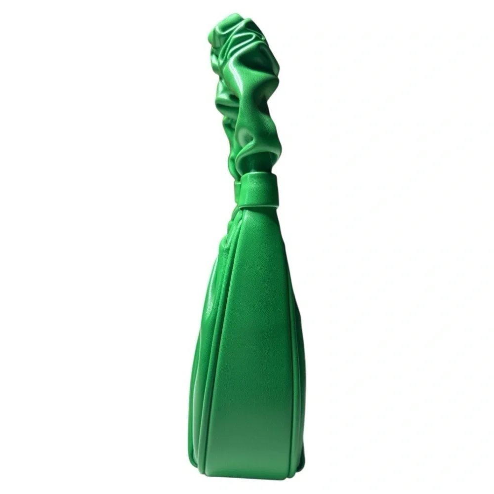 JW PEI Gabbi Green Ruched Vegan Hobo Bag